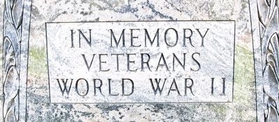York Center WW II Veterans Memorial Marker image. Click for full size.