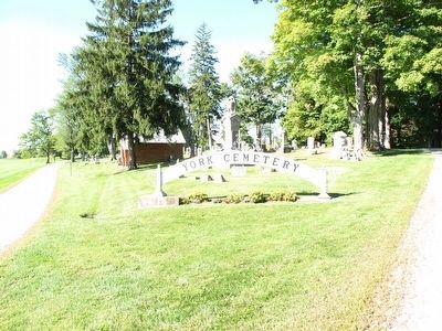 Former York Cemetery entrance arch. Click for full size. Former York Cemetery entrance arch image. Click for full size.