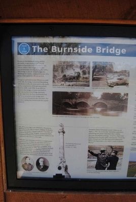 The Burnside Bridge Marker. Click for full size. The Burnside Bridge Marker image. Click for full size.