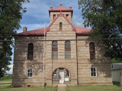 The Llano County Jail with Marker. Click for full size. The Llano County Jail with Marker image. Click for full size.