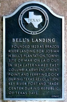 Bell's Landing Marker image. Click for full size.