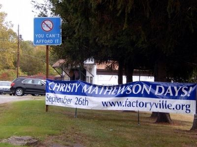 Christy Mathewson Days! September 26th www.factoryville.org image. Click for full size.