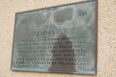 Campanile Marker. Click for full size. Campanile Marker image. Click for full size.