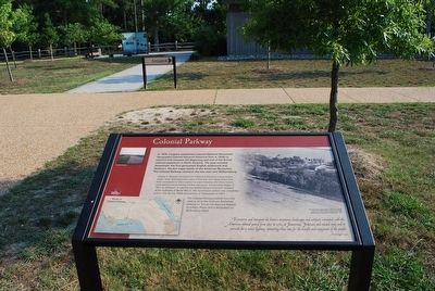 Colonial Parkway Marker. Click for full size. Colonial Parkway Marker image. Click for full size.