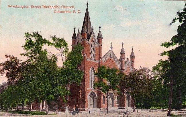 <i>Washington Street Methodist Church, Columbia, S.C.</i> image. Click for full size.