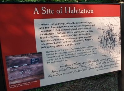 A Site of Habitation Marker image. Click for full size.
