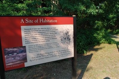 A Site of Habitation Marker image. Click for full size.