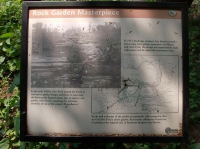 Rock Garden Masterpiece Marker. Click for full size. Rock Garden Masterpiece Marker image. Click for full size.