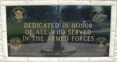 Veterans Memorial Marker image. Click for full size.