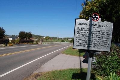 Advance and Retreat Marker. Click for full size. Advance and Retreat Marker image. Click for full size.