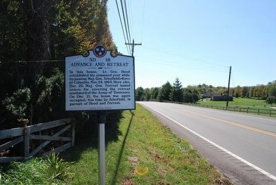 Advance and Retreat Marker. Click for full size. Advance and Retreat Marker image. Click for full size.