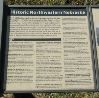 Historic Northwestern Nebraska Marker image. Click for full size.