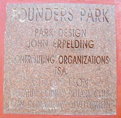 Founders Park Sponsor Marker image. Click for full size.