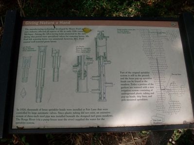 Giving Nature a Hand Marker. Click for full size. Giving Nature a Hand Marker image. Click for full size.