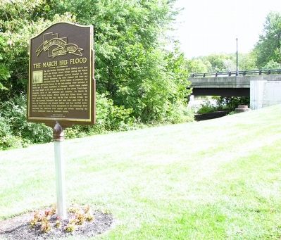 The March 1913 Flood Marker image. Click for full size.