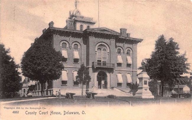 <i>County Court House, Delaware, O.</i> image. Click for full size.