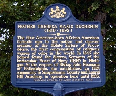 Mother Theresa Maxis Duchemin Marker image. Click for full size.