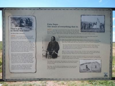 Paha Sapa Marker. Click for full size. Paha Sapa Marker image. Click for full size.