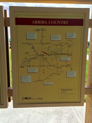 Arriba Country Marker (Panel 4 Map) image. Click for full size.