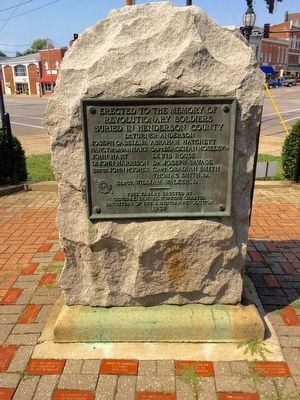 Henderson County Revolutionary War Memorial -1932 image. Click for full size.