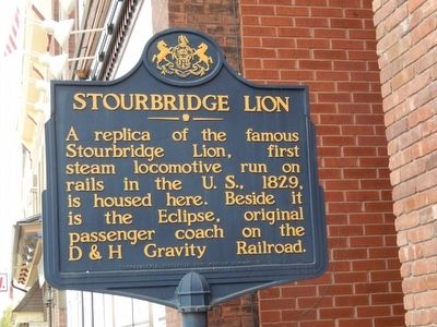 Stourbridge Lion Marker image. Click for full size.