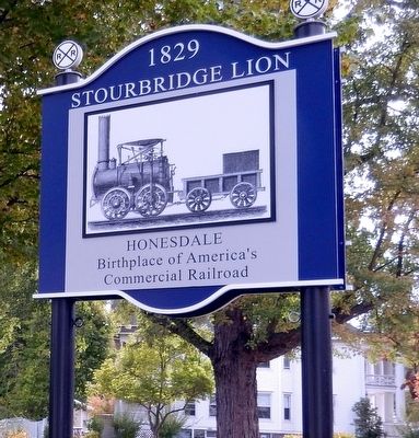 1829 Stourbridge Lion Marker image. Click for full size.