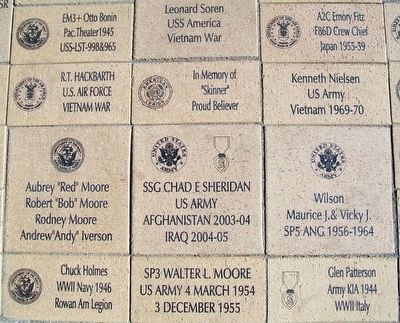 Dows Freedom Rock Veterans Memorial Pavers. Click for full size. Dows Freedom Rock Veterans Memorial Pavers image. Click for full size.
