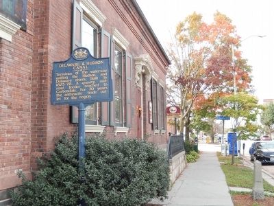 Delaware & Hudson Canal Marker. Click for full size. Delaware & Hudson Canal Marker image. Click for full size.