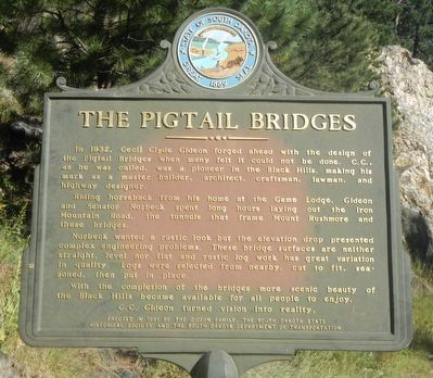 The Pigtail Bridges Marker image. Click for full size.