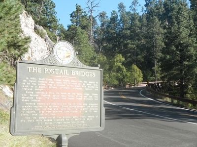 The Pigtail Bridges Marker. Click for full size. The Pigtail Bridges Marker image. Click for full size.