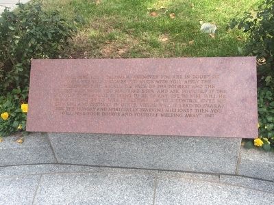 Mahatma Gandhi Memorial Marker image. Click for full size.
