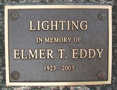 Veterans Memorial Lighting Marker. Click for full size. Veterans Memorial Lighting Marker image. Click for full size.