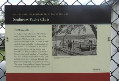 Seafarers Yacht Club Marker. Click for full size. Seafarers Yacht Club Marker image. Click for full size.