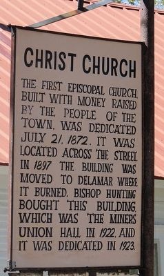 Christ Church Marker image. Click for full size.