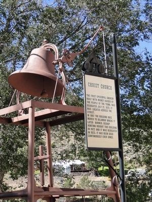 Christ Church Marker - Wide View image. Click for full size.