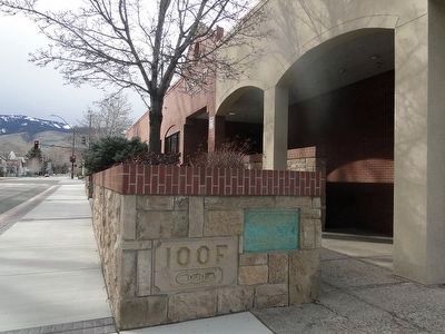 Historic Fraternal Site of Carson City Marker and Cornerstone. Click for full size. Historic Fraternal Site of Carson City Marker and Cornerstone image. Click for full size.
