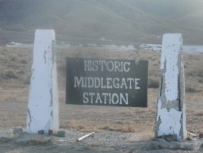 Middlegate Station sign image. Click for full size.