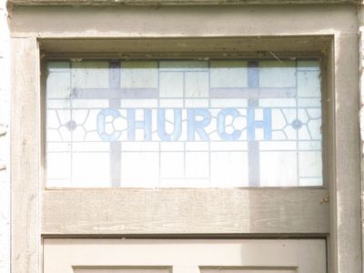 Old Stone Church Marker image. Click for full size.
