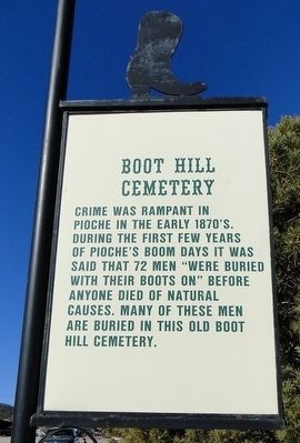 Boot Hill Cemetery Marker image. Click for full size.