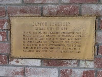 Dayton Cemetery. Click for full size. Dayton Cemetery image. Click for full size.