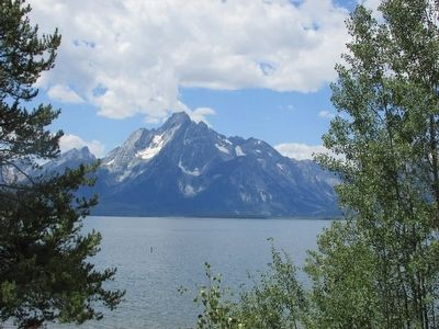 Teton Range and Jackson Lake. Click for full size. Teton Range and Jackson Lake image. Click for full size.