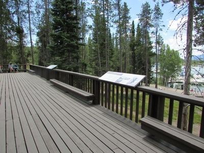 Marker in Grand Teton National Park image. Click for full size.