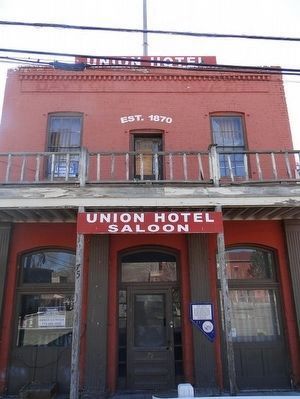 Union Hotel. Click for full size. Union Hotel image. Click for full size.