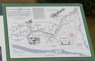 History of Hawley Marker-Map upper right image. Click for full size.