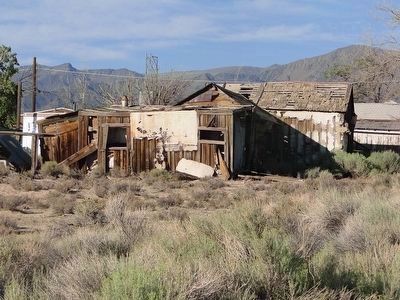 Old Round Mountain Buildings. Click for full size. Old Round Mountain Buildings image. Click for full size.