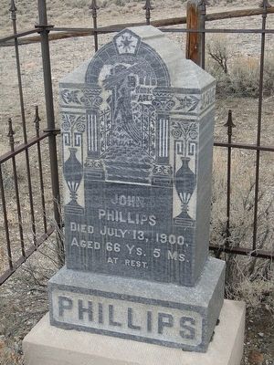 Gravestone of John Phillips. image. Click for full size.