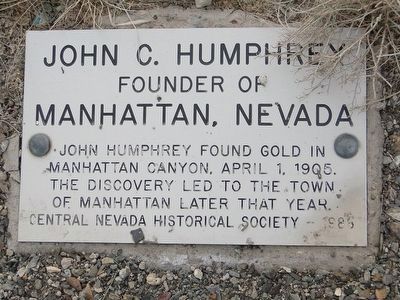John C. Humphrey Marker image. Click for full size.
