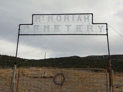 Mt. Moriah Cemetery, Manhattan, Nevada. image. Click for full size.