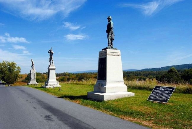 48th Pennsylvania Volunteer Infantry Monument<br>Second From the Right image. Click for full size.