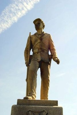 51st Pennsylvania Volunteer Infantry Monument<br>Statue of Infantryman image. Click for full size.